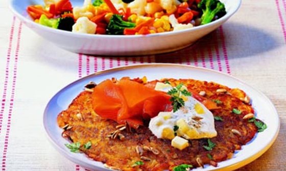 Farmersrösti mit Lachs