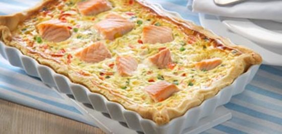 Quiche mit Wildlachs