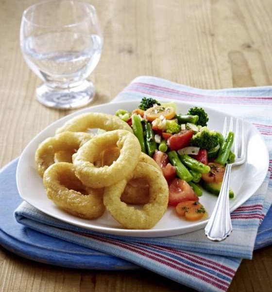 Calamares auf mediterranem Gemüse