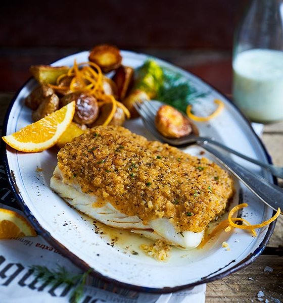 Schlemmer-Filet mit Orangen-Karamell-Kartoffeln