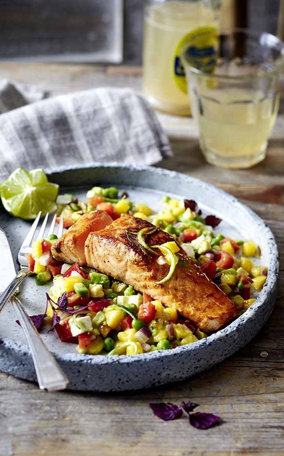  iglo mariniertes lachsfilet mit mango avocado salsa neu