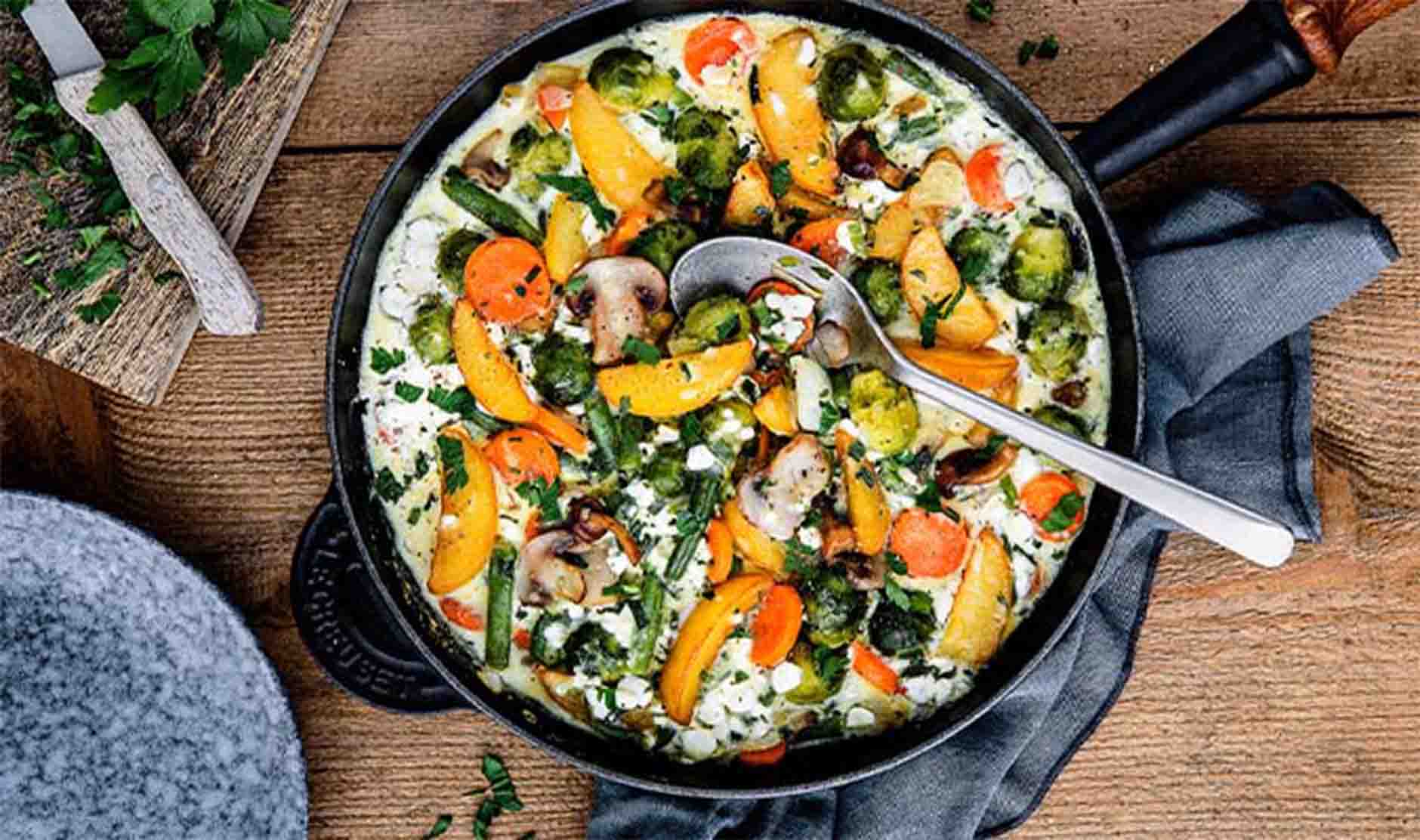 Gemüse-Pilz-Pfanne