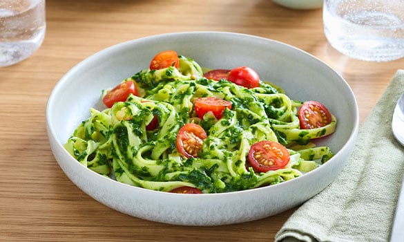 One Pot Spinat Pasta