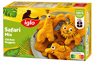 Produktverpackung iglo Chicken Sarafi Mix