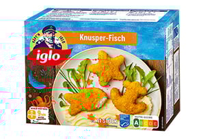 Packshot iglo Knusperfisch