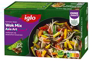 iglo Gemüse-Ideen Wok Mix Asia Art