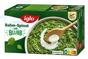 Packshot Rahm-Spinat 750g