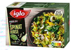 Packshot VEGGIE LOVE Spinat-Hirse