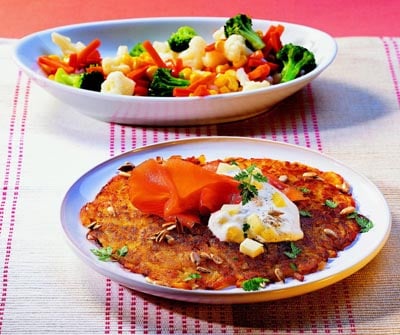 Farmersrösti mit Lachs