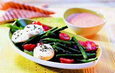 Gebackener Ziegenkäse