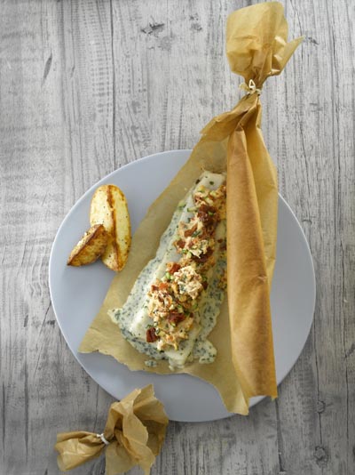 Gratiniertes Kräuter-Fischfilet