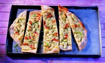 Flammküchle Kohlrabi