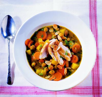 Möhren Kicherebsen Eintopf