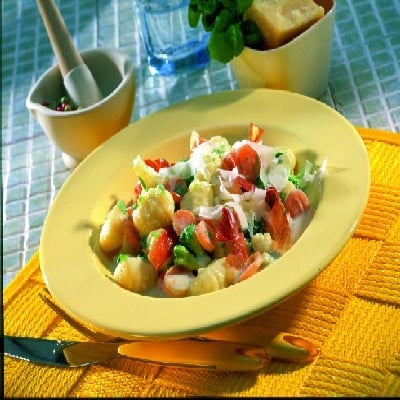 Königsgemüse mit Gnocchi