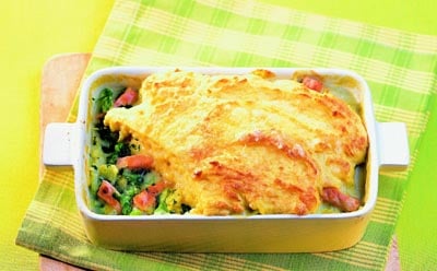 Rahmwirsing mit Kartoffelhaube