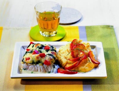 Schlemmerfilet mit Äpfeln