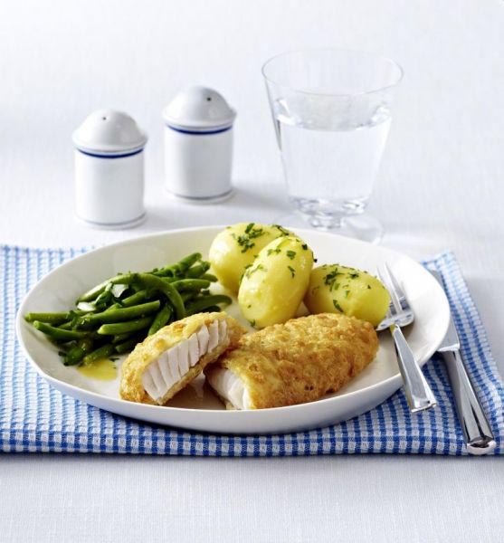 Filegro mit Bohnensalat