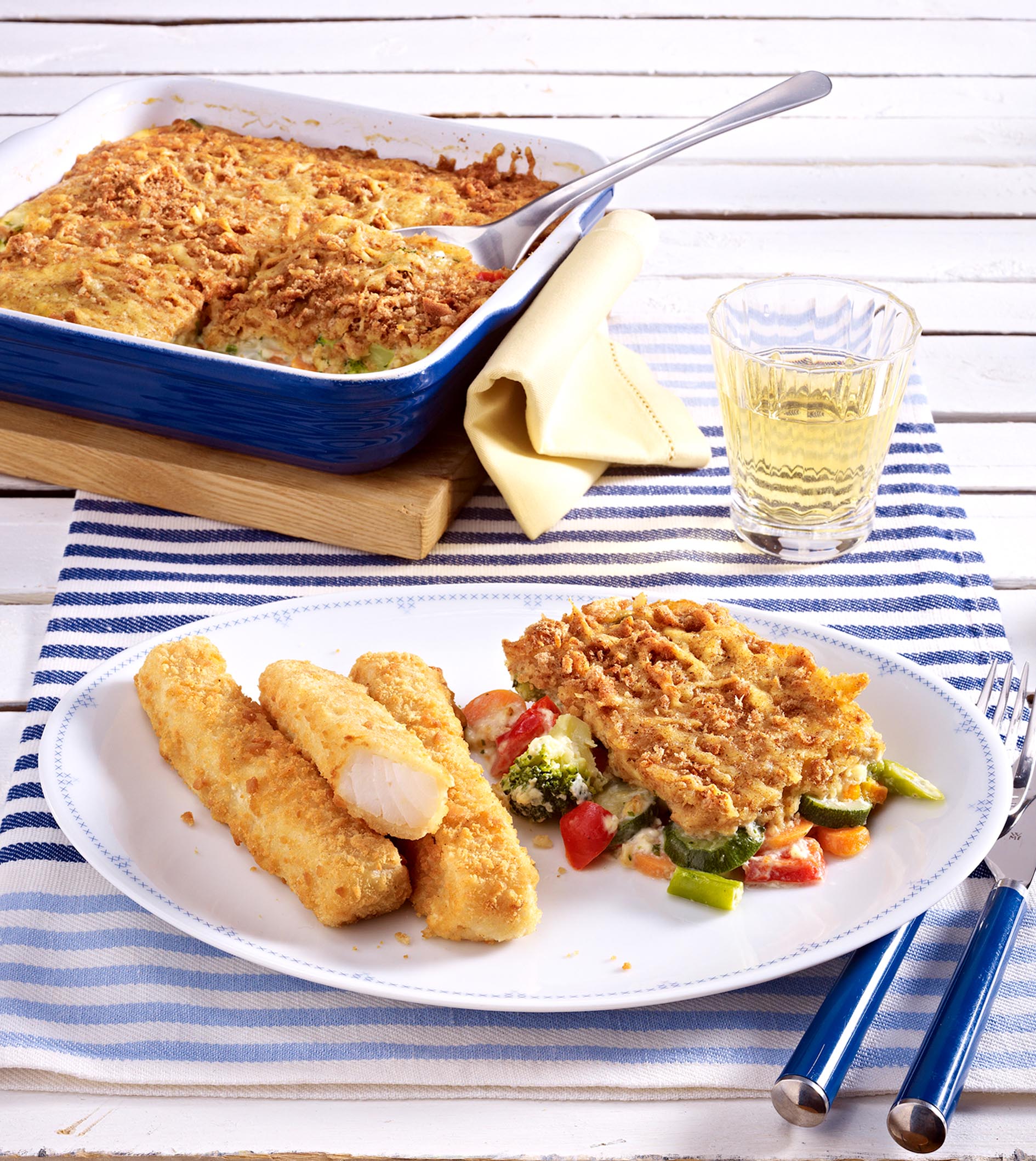 Gemüseauflauf mit Knusperkruste