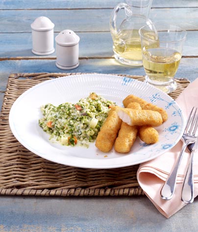 Graupen Spinat Risotto