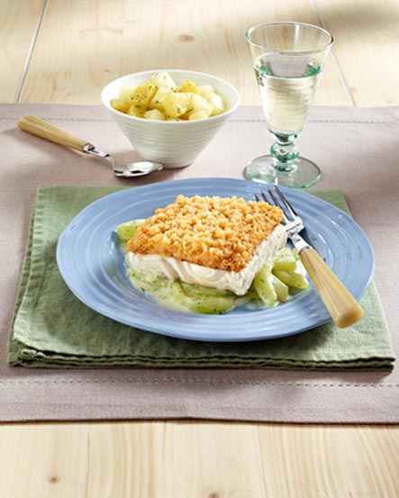 Schlemmerfilet mit Schmorgurken