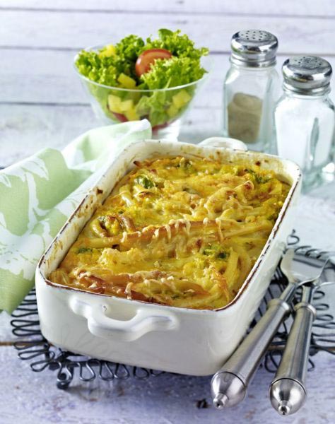 Kürbis Makkaroni Auflauf