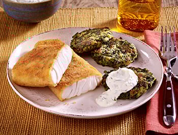 Filegro mit Ricotta Spinatplätzchen