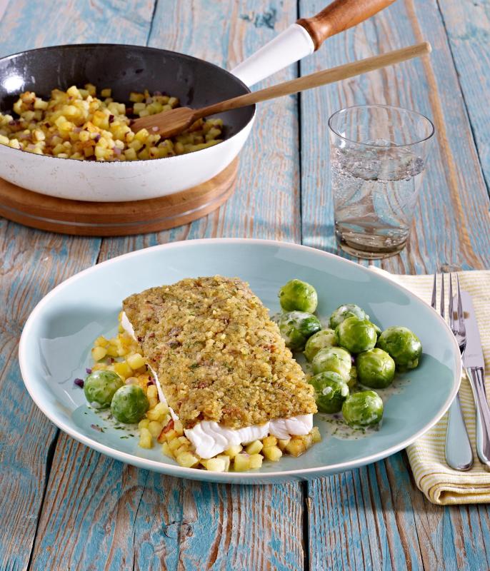 Schlemmerfilet mit Rosenkohl