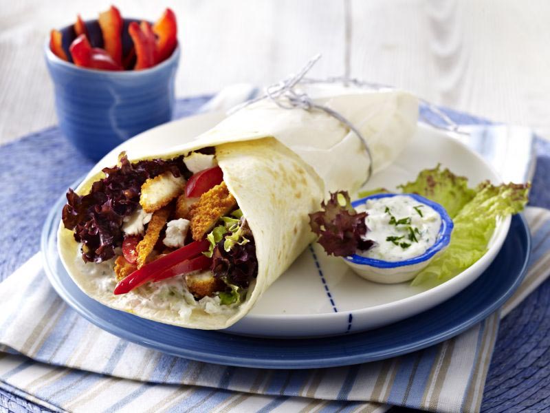 Griechische Wraps