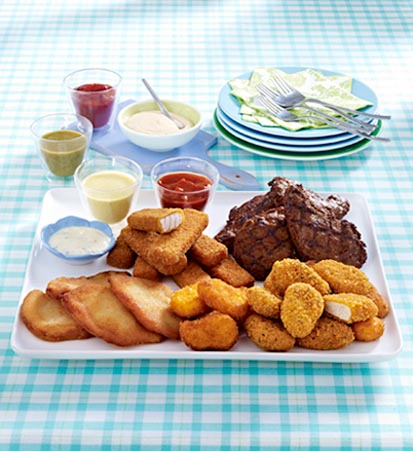 Bunter Familienplatte