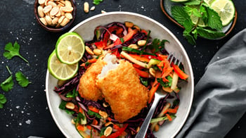 Backfisch mit Thai-Salat & Süß-Sauer-Dressing Step 17