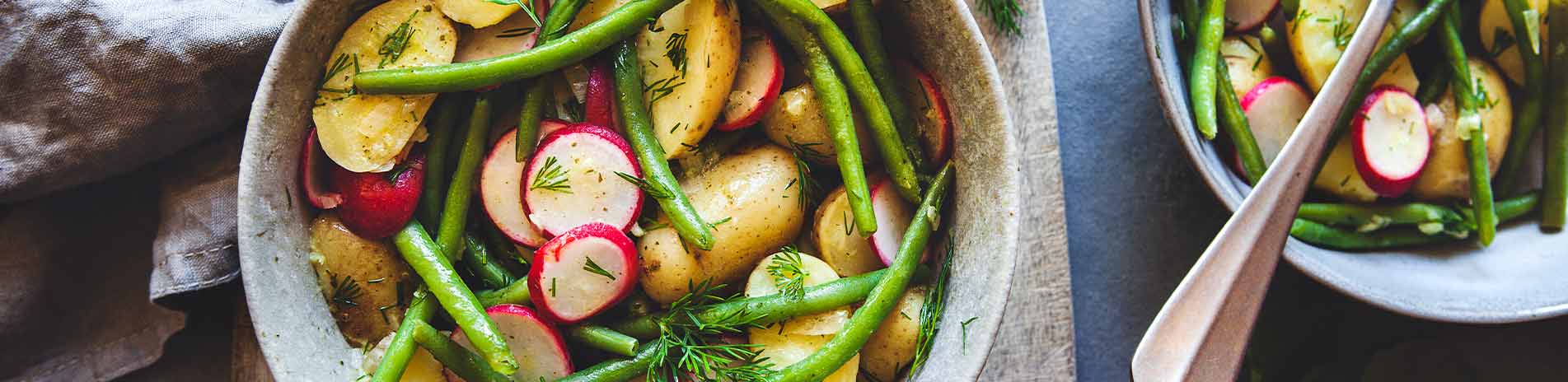 Kartoffel-Bohnen-Salat