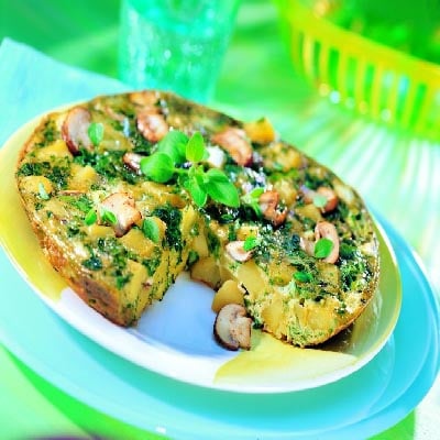 spinat tortilla bzw frittata